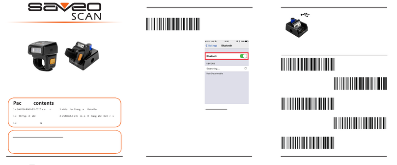 Saveo Scan SAVEO-RNG-G2 Quick setup guide