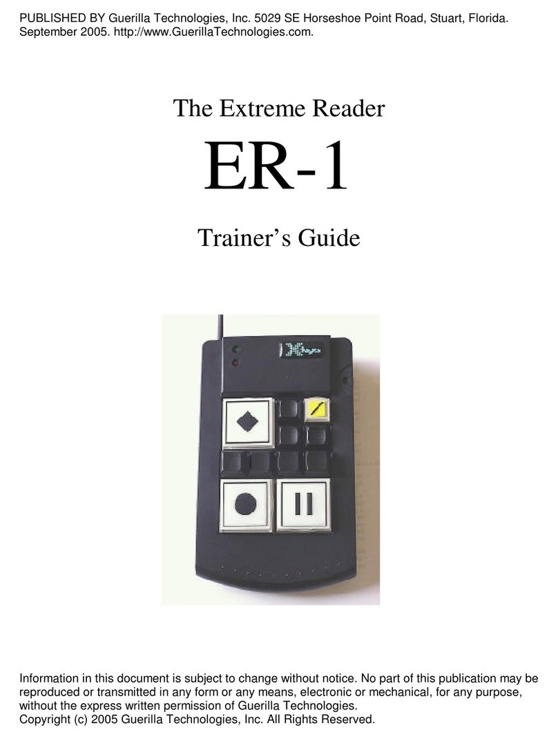 Guerilla Technologies Extreme Reader ER1 Trainer's Guide