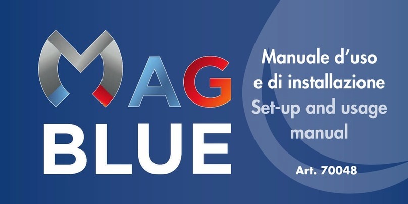 Tecnogas MagBlue Set-up and Usage Manual Tecnogas MagBlue Set-up and Usage Manual