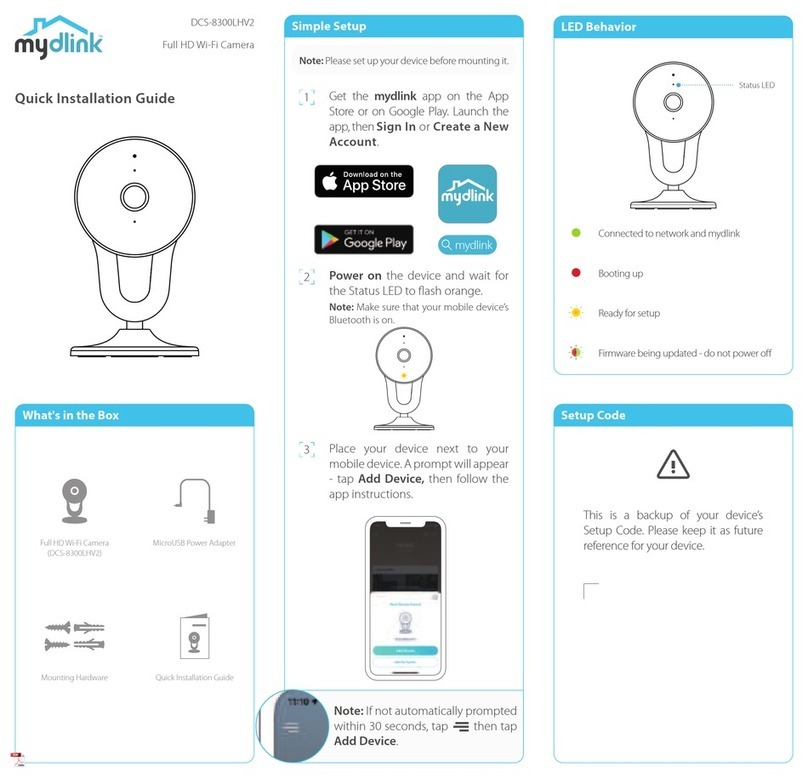 MYDLINK DCS-8300LHV2 User manual