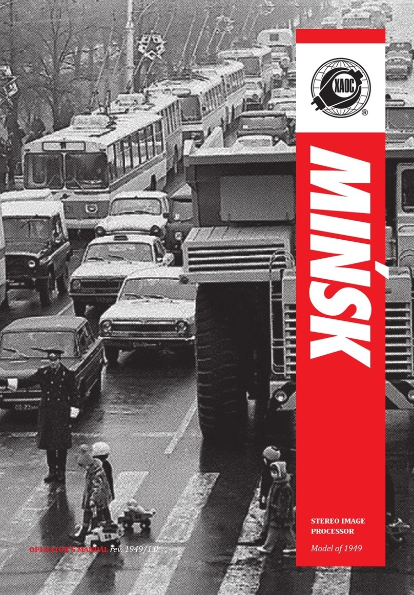 Xaoc Devices Minsk 1949 User manual