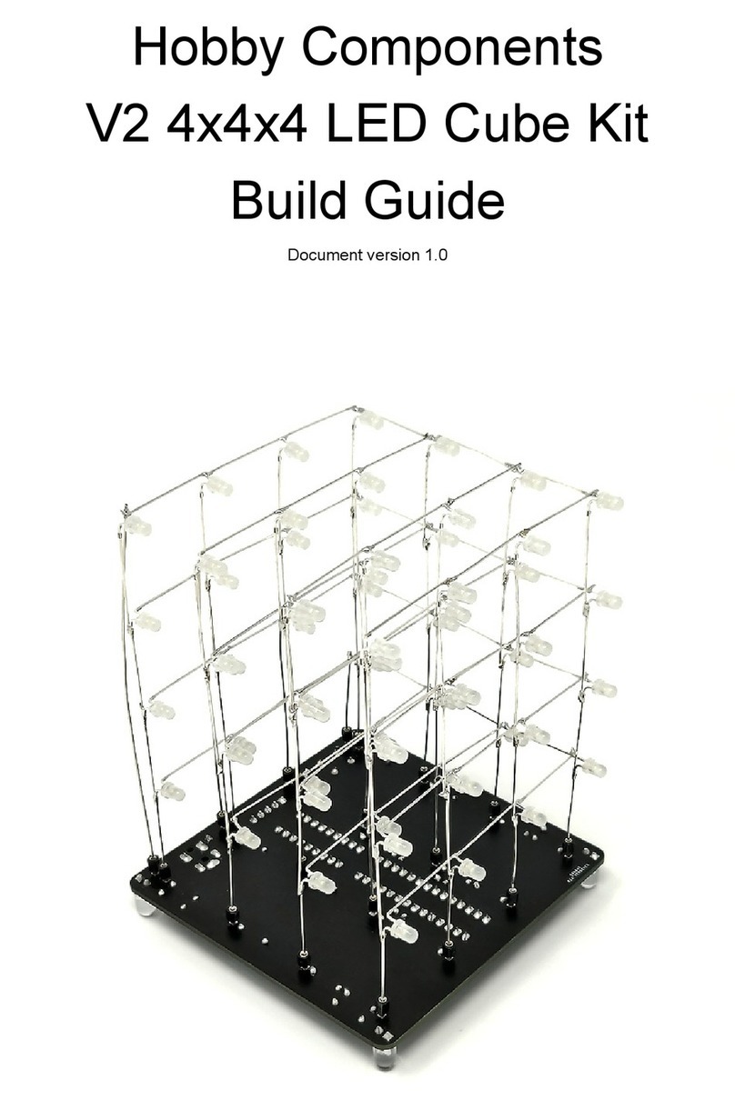 Hobby Components V2 4x4x4 LED Cube Kit Build guide