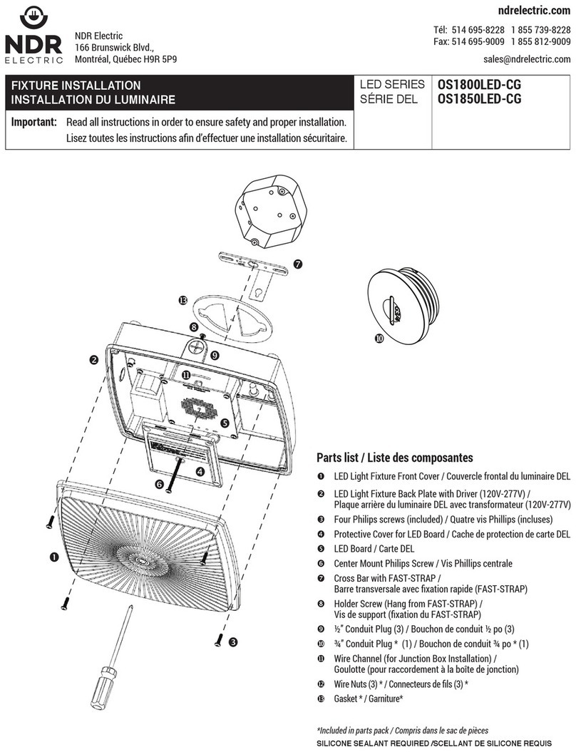 ND?R OS1800LED-CG Installation