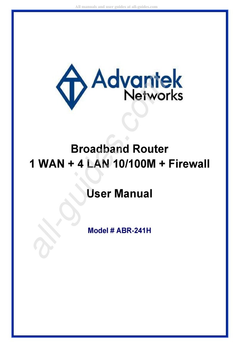 Advantek Networks ABR-241H User manual