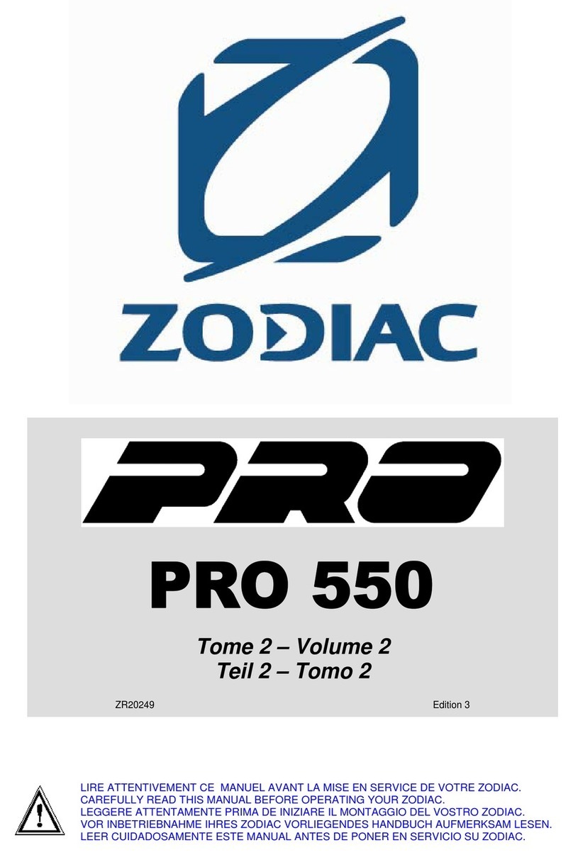 Zodiac PRO 550 User manual