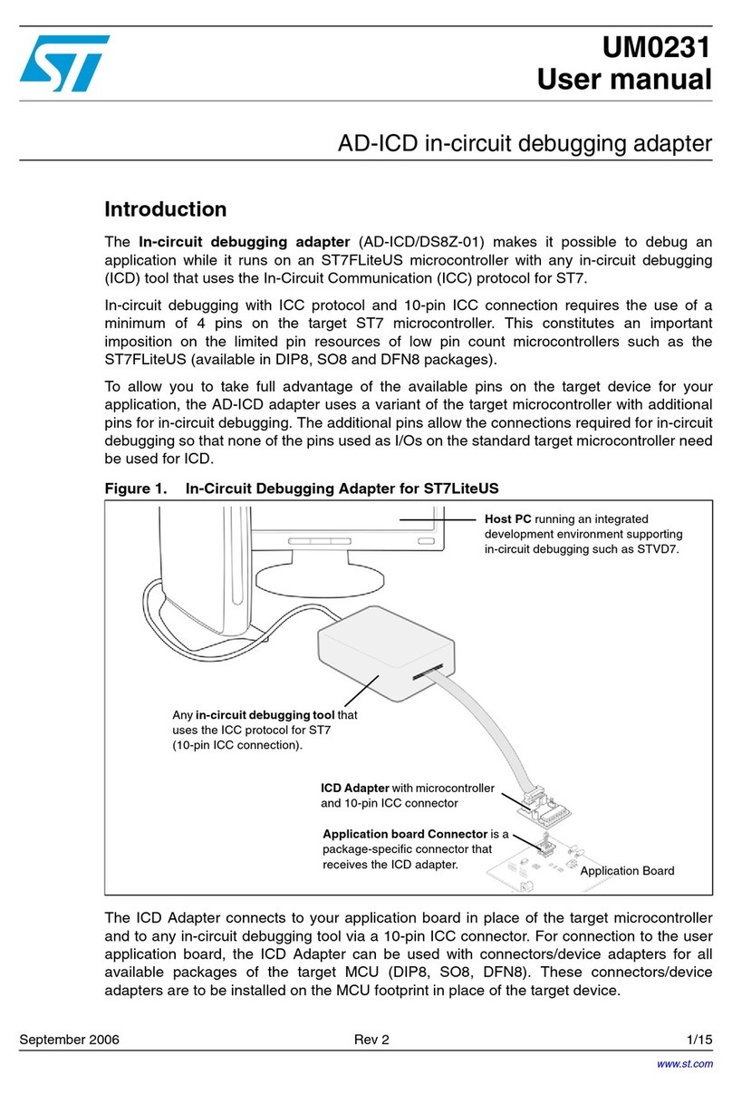 ST AD-ICD/DS8Z-01 user manual