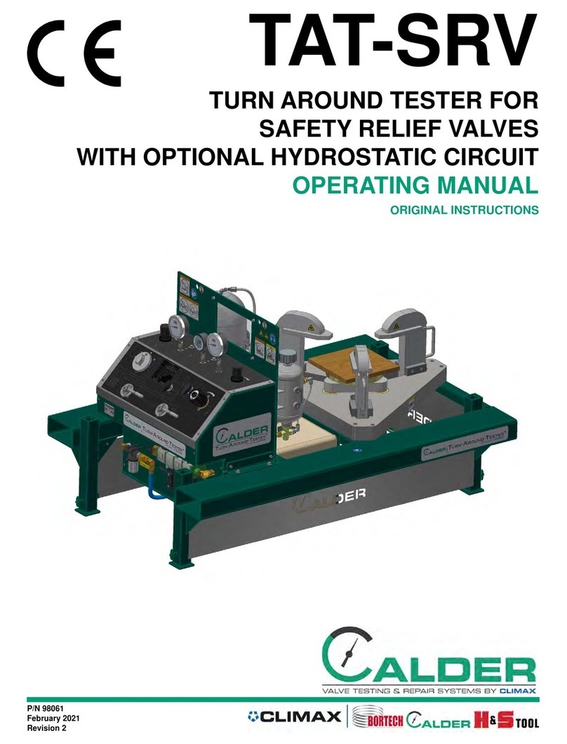 Climax ALDER TAT-SRV operating manual