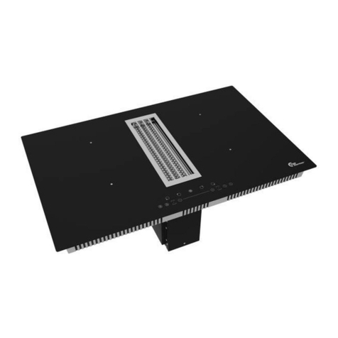 THERMEx Hood in hob manual