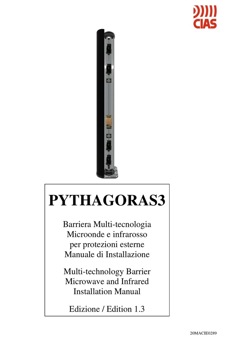 CIAS Elettronica S.r.l. PYTHAGORAS3 manual CIAS Elettronica S.r.l. PYTHAGORAS3 manual