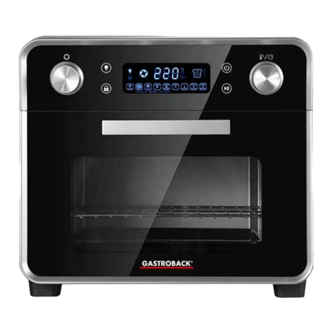 Gastroback Design Oven Air Fry & Pizza operating instructions