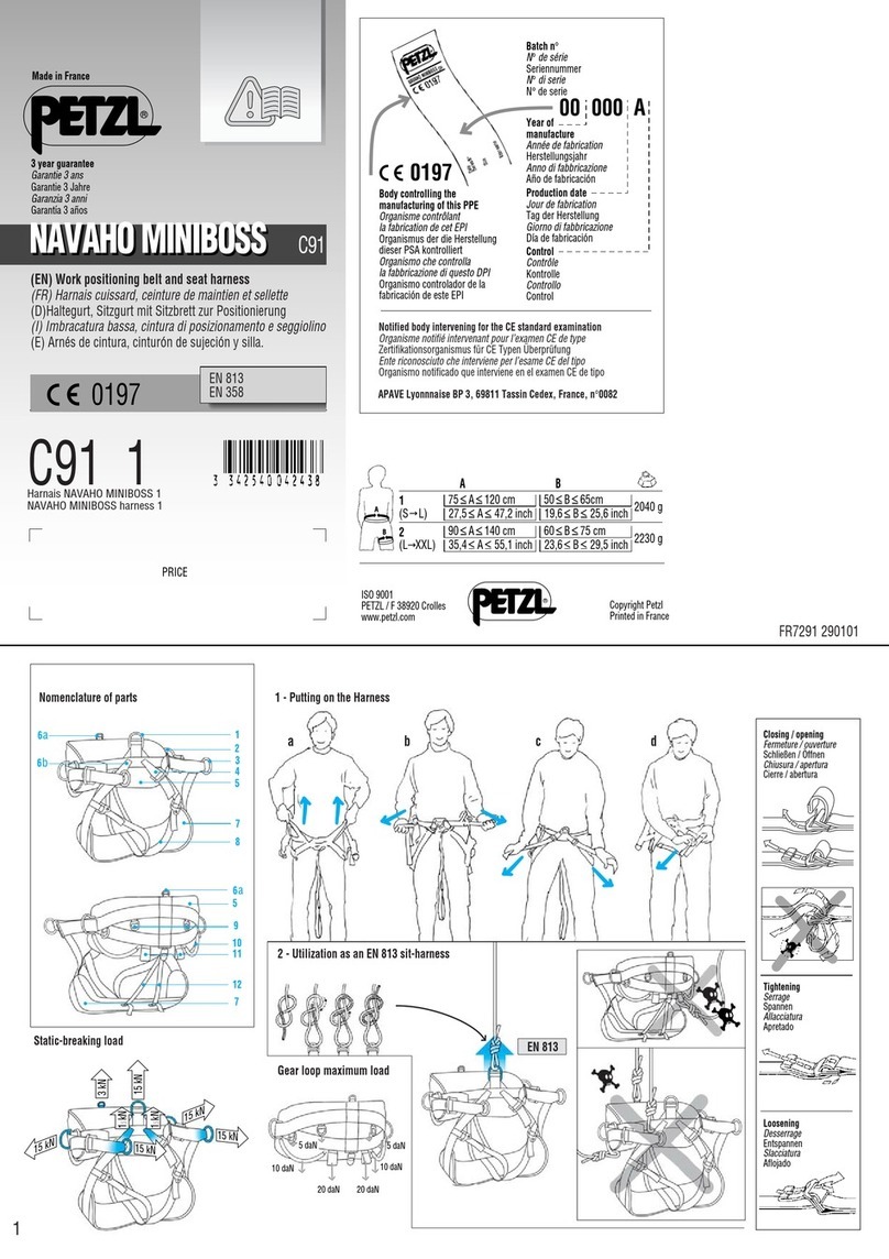 Petzl NAVAHO MINIBOSS C91 manual
