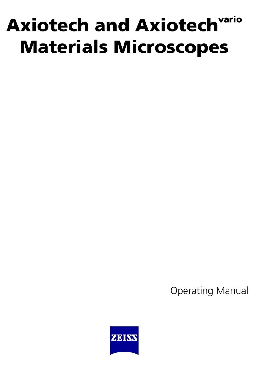 Zeiss Axiotech User manual