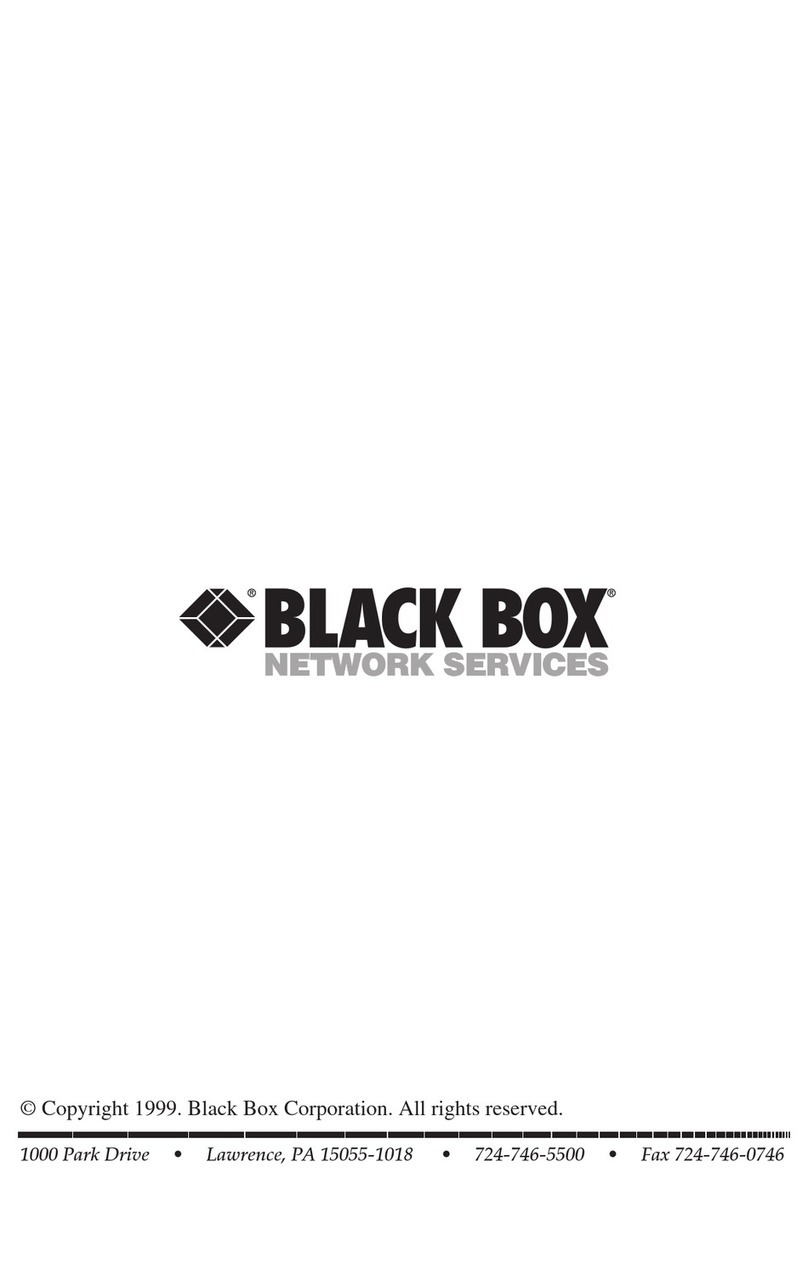 Black Box DataBuffer Plus User manual