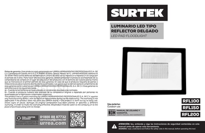 Surtek RFL100 quick guide