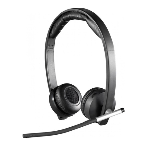 Logitech Dual H820e User manual