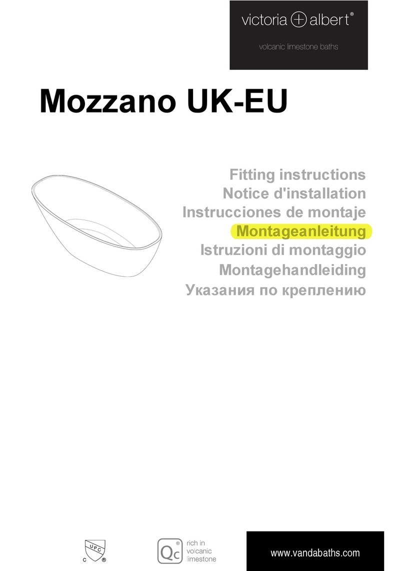 Victoria + Albert Mozzano UK-EU Fitting instructions