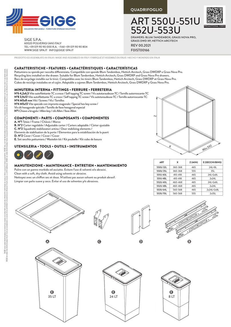 SIGE 550U manual