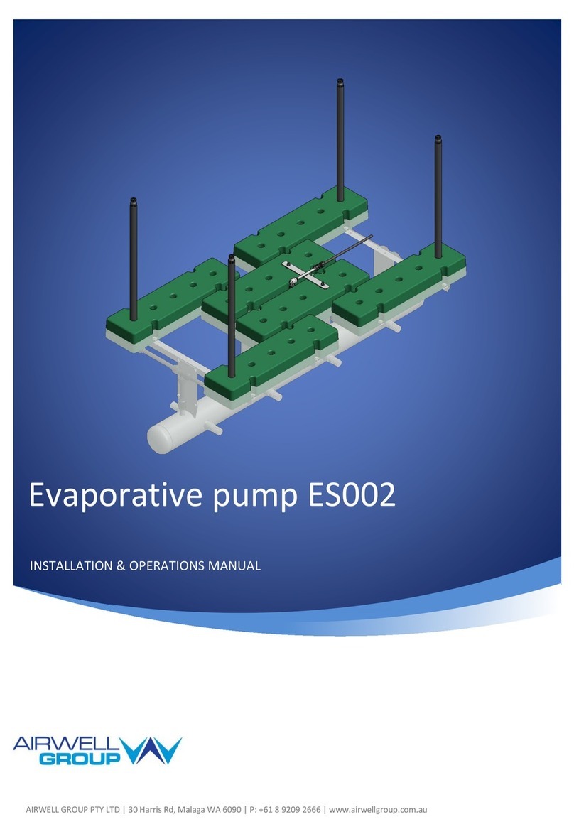 Airwell Evaporative ES002 Installation & operation manual