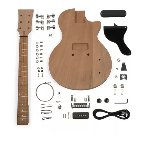 StewMac Single-Cut Jr Guitar Kit Assembly instructions