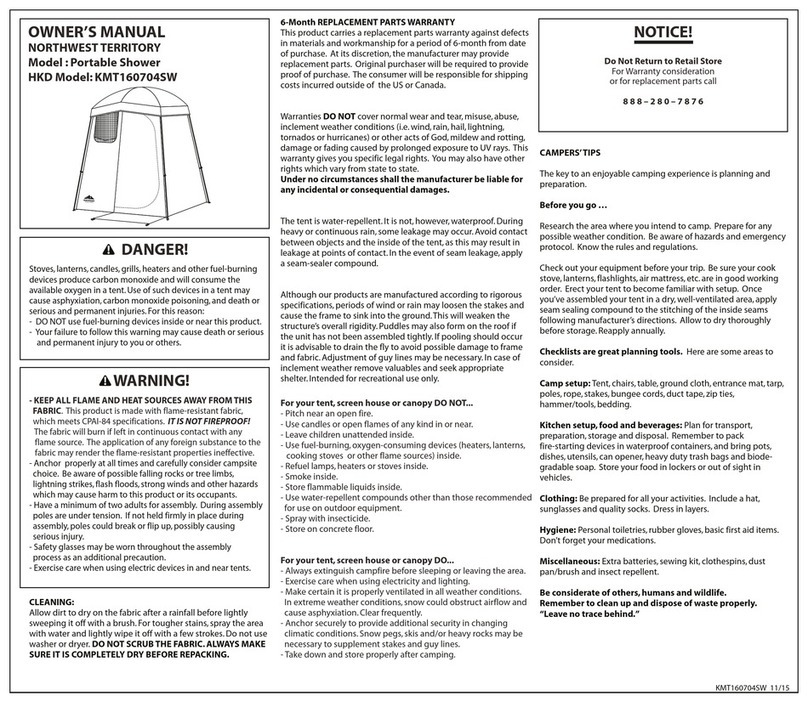 Northwest Territory KMT160704SW owner's manual