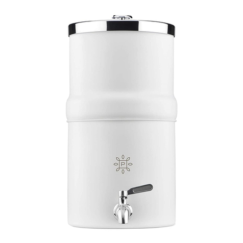 The Pure Company Carbon Filter Water Decanter manual