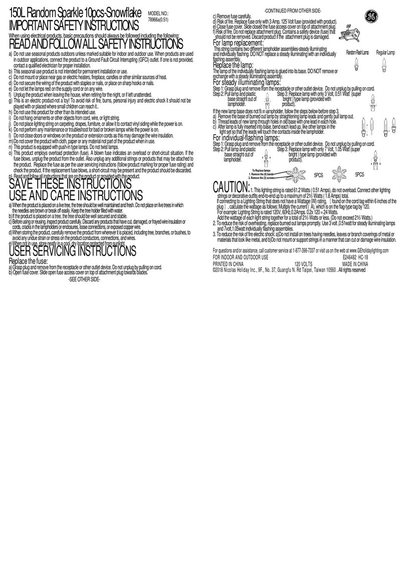 GE 78966a User manual