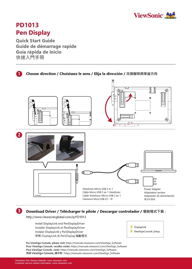 ViewSonic PD1013 User manual