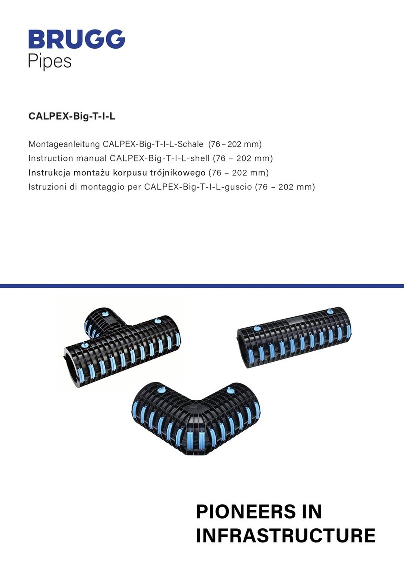 Brugg CALPEX-Big-T-I-L User manual