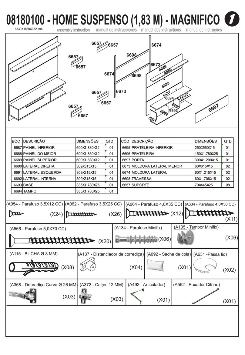Zanzini 08180100 Assembly instruction