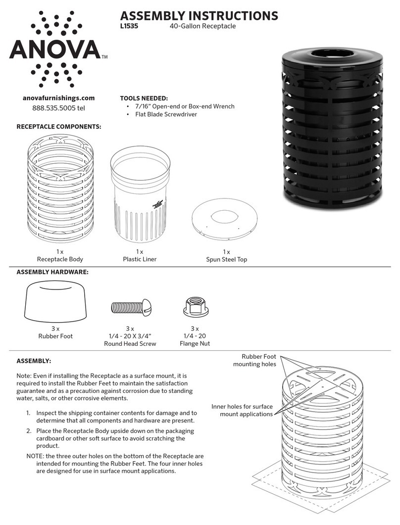 Anova L1535 Assembly instructions