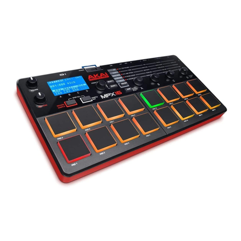 Akai MPX16 User manual