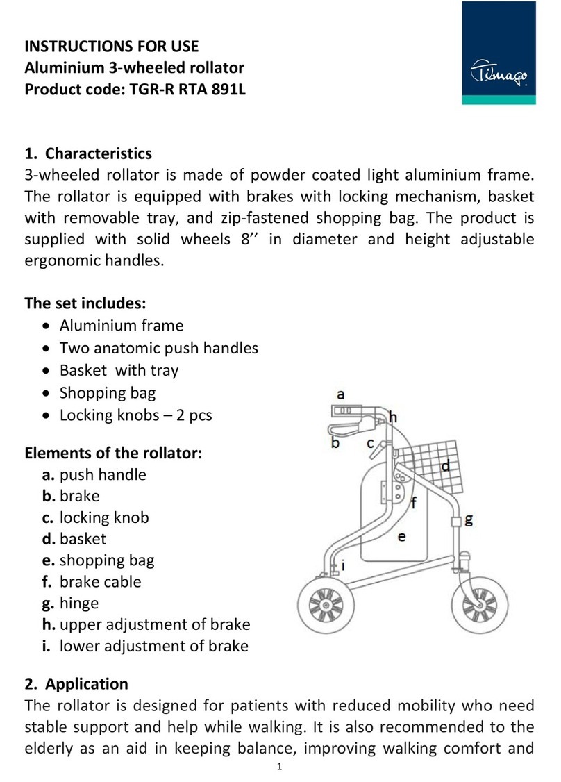 Timago TGR-R RTA 891L User manual