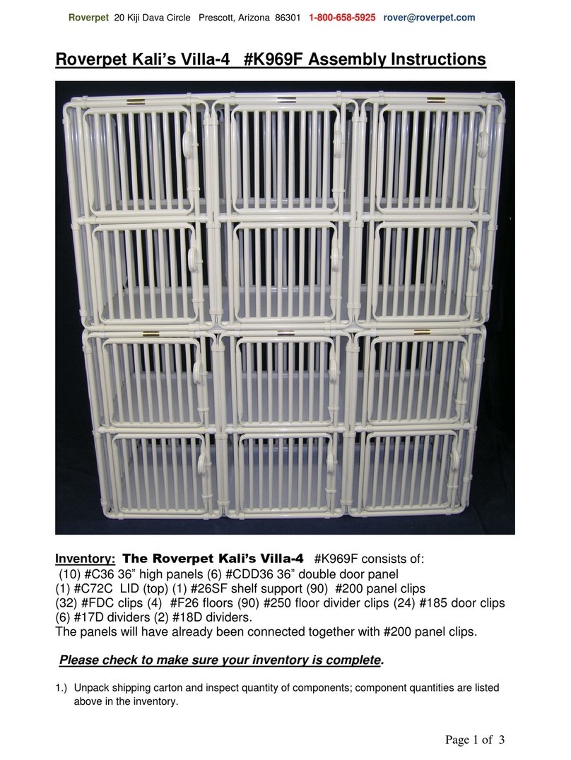 Roverpet K969F Assembly instructions
