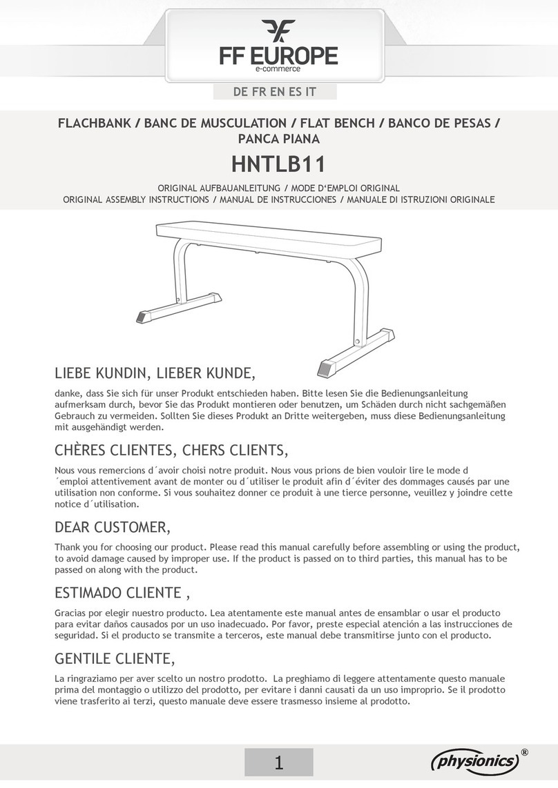 FF Europe HNTLB11 Original assembly instructions FF Europe HNTLB11 Original assembly instructions