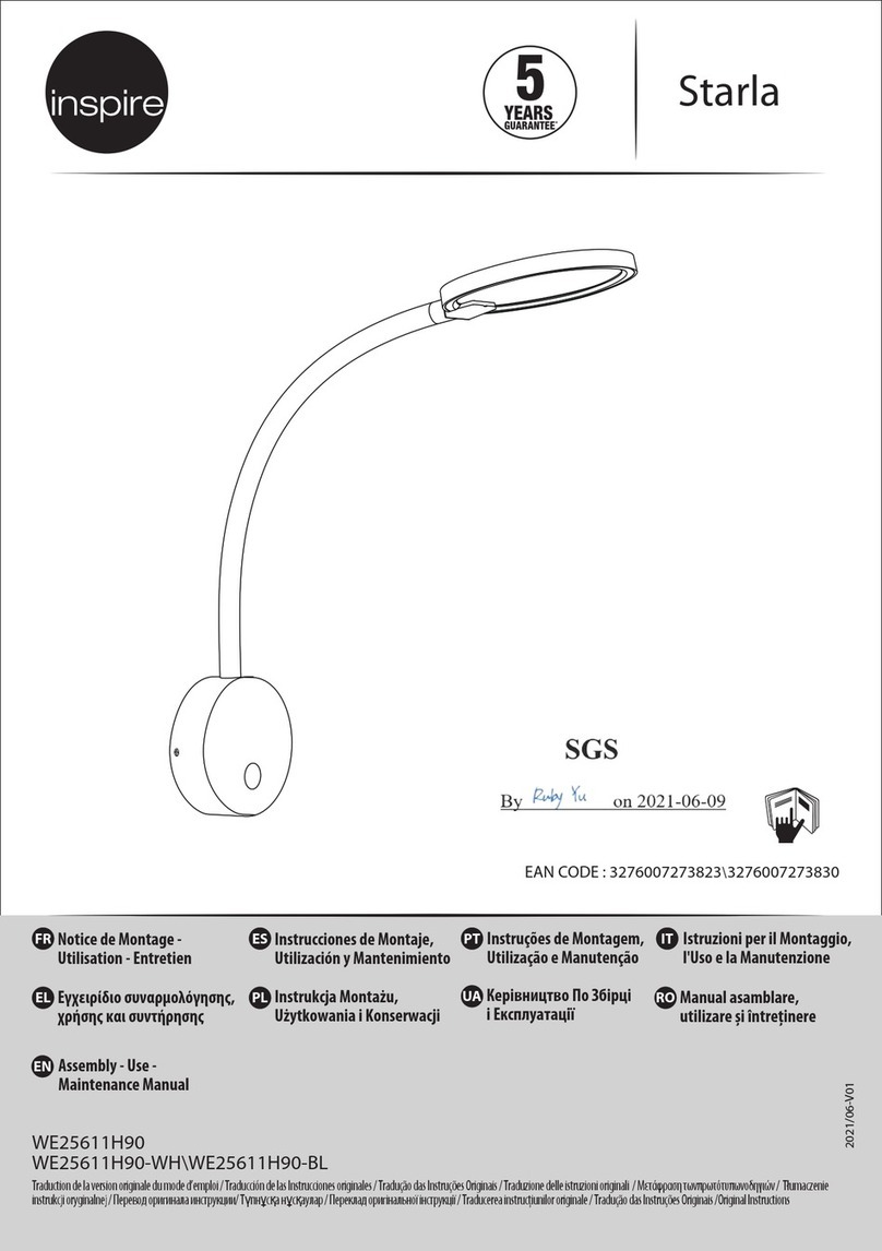 Inspire WE25611H90 Maintenance manual