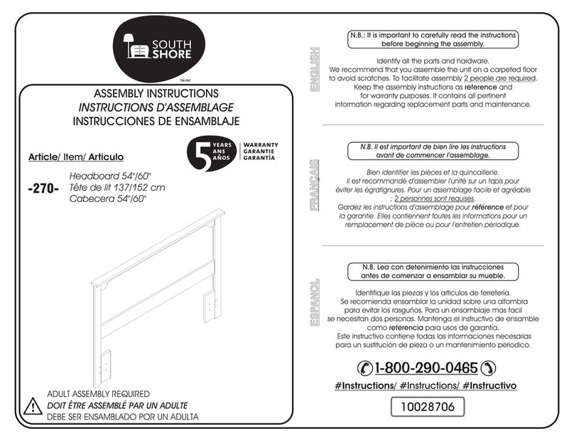SouthShore 270 User manual