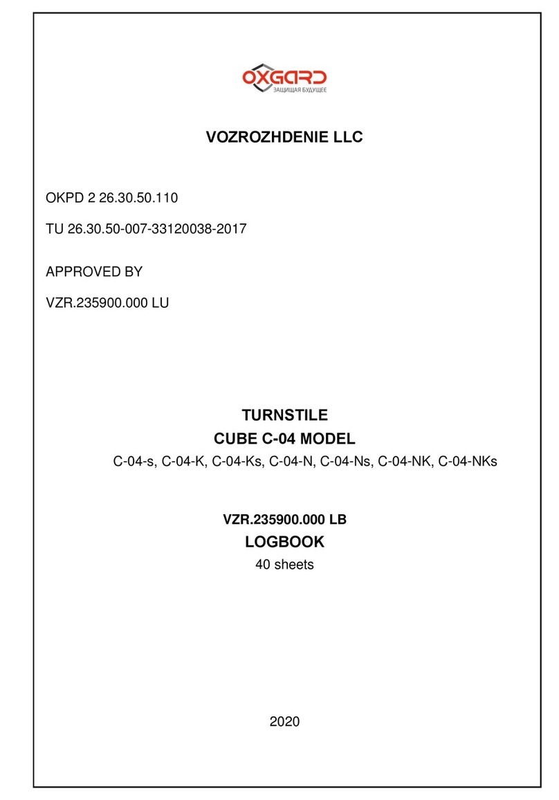 Oxgard CUBE C-04-s User manual