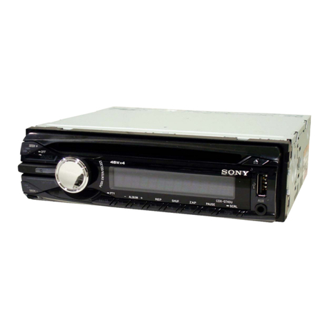 Sony CDX-GT40U User manual