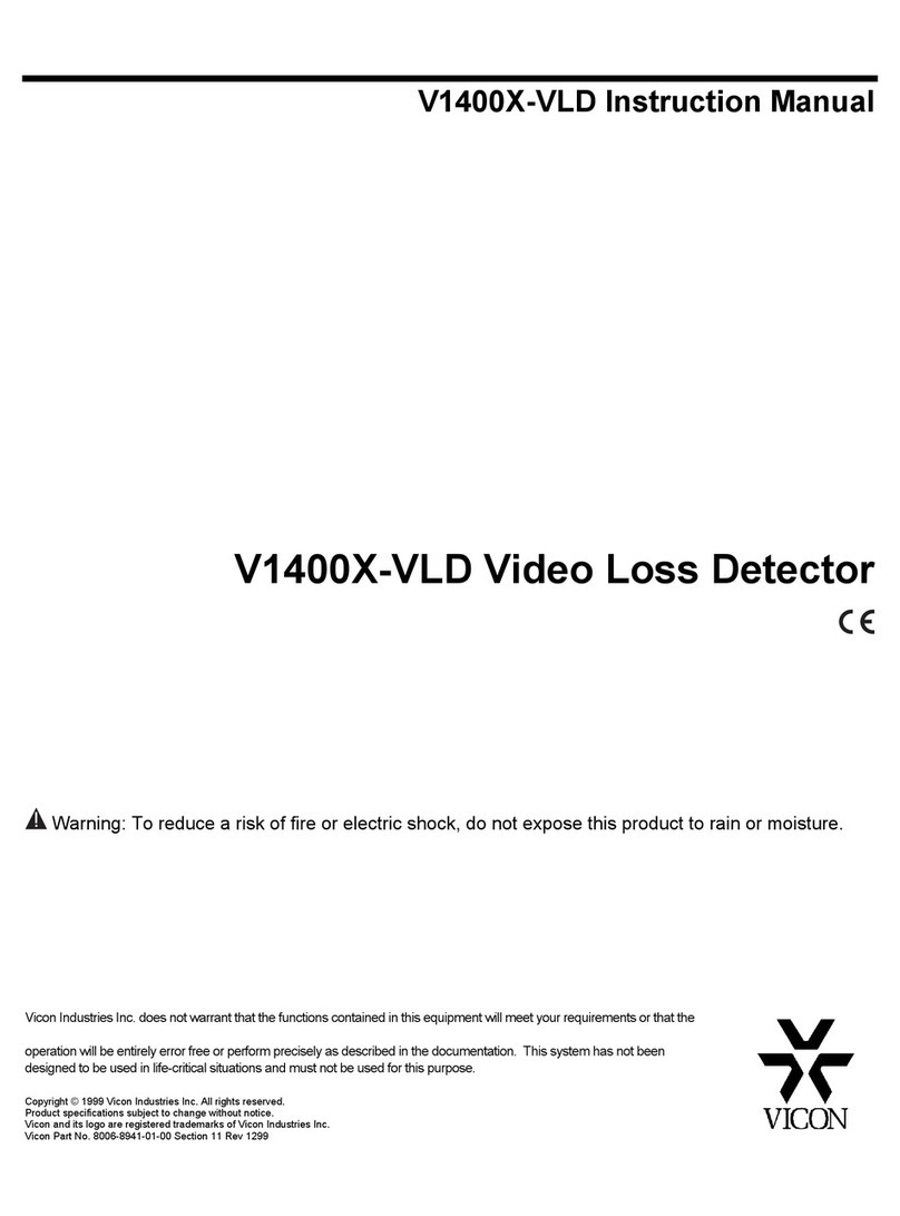 Vicon V1400X-VLD instruction manual