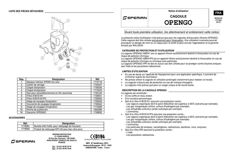 Sperian OPENGO User manual