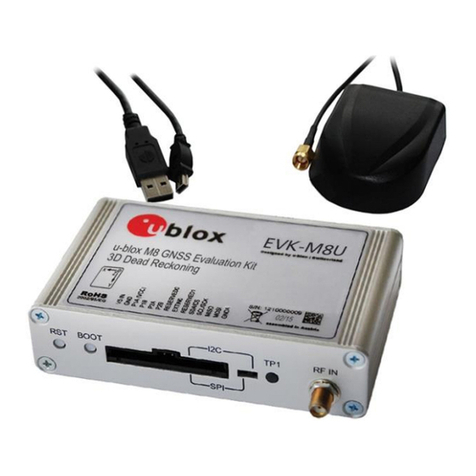Ublox EVK-M8U user guide