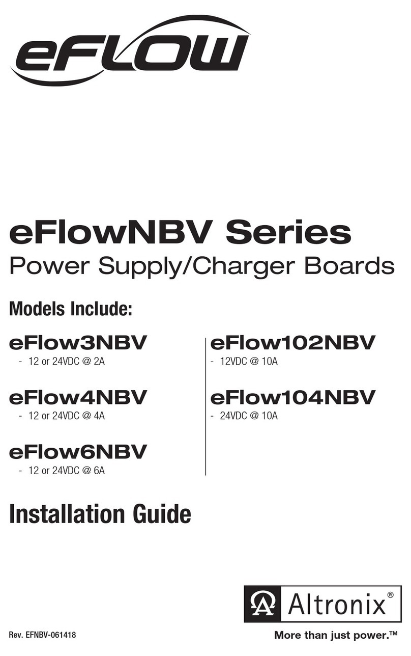 Altronix eFlowNBV Series User manual