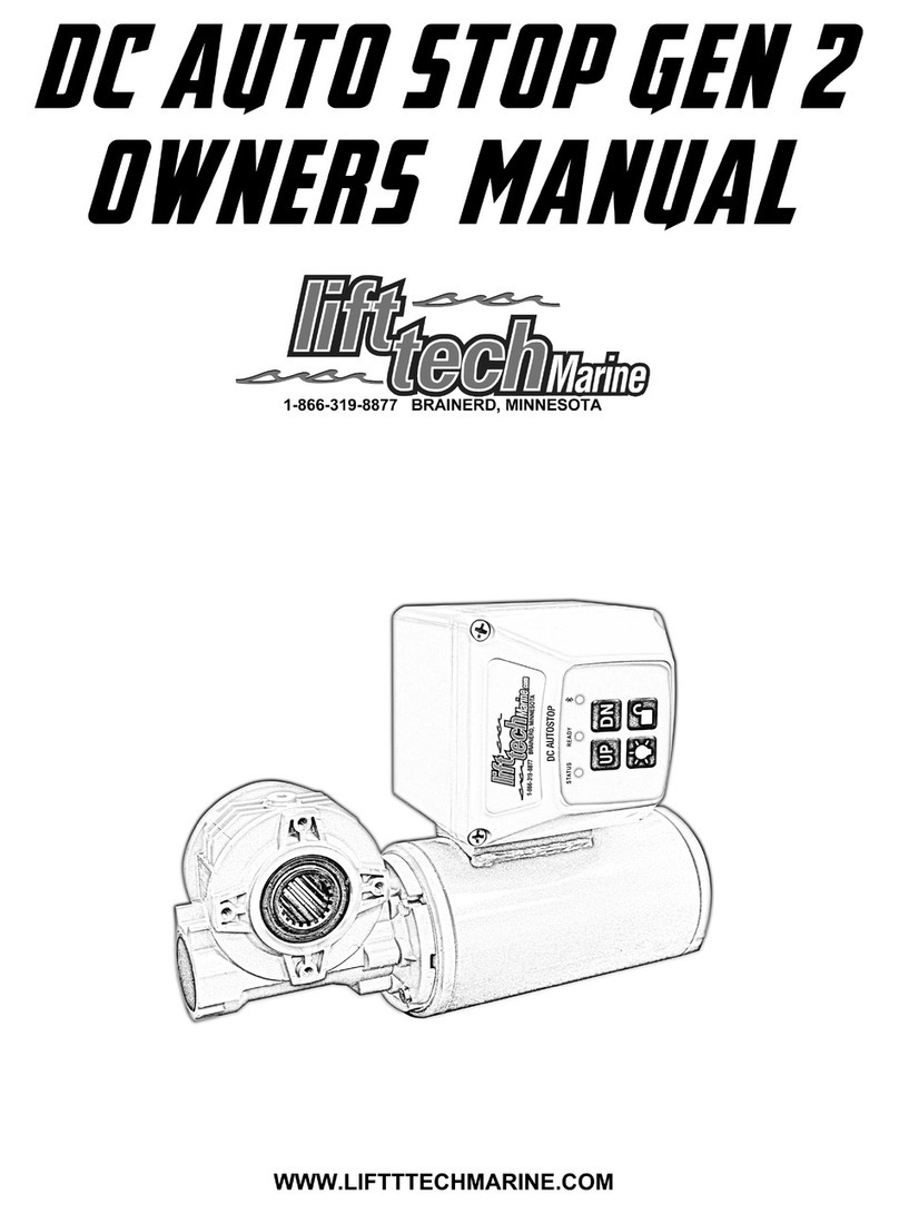 Lift Tech Marine DC AUTO STOP GEN 2 owner's manual