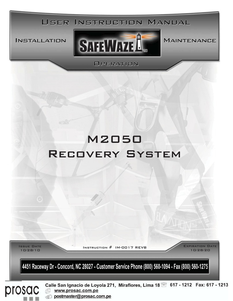 SafeWaze M2050 User instruction manual