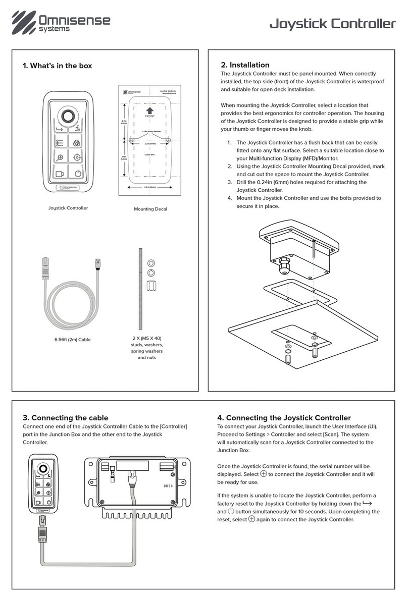 Omnisense Systems Joystick Controller quick start guide