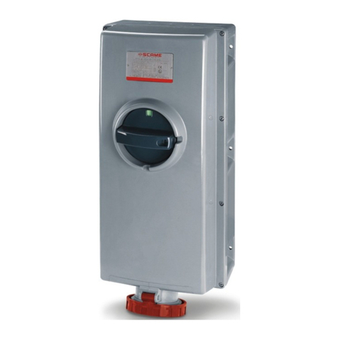 Scame ADVANCE-GRP 125A Series quick start guide