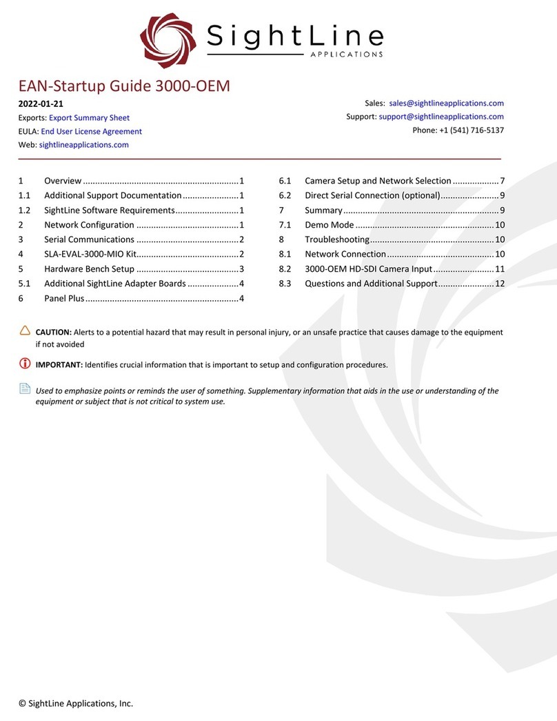 SightLine 3000-OEM User guide