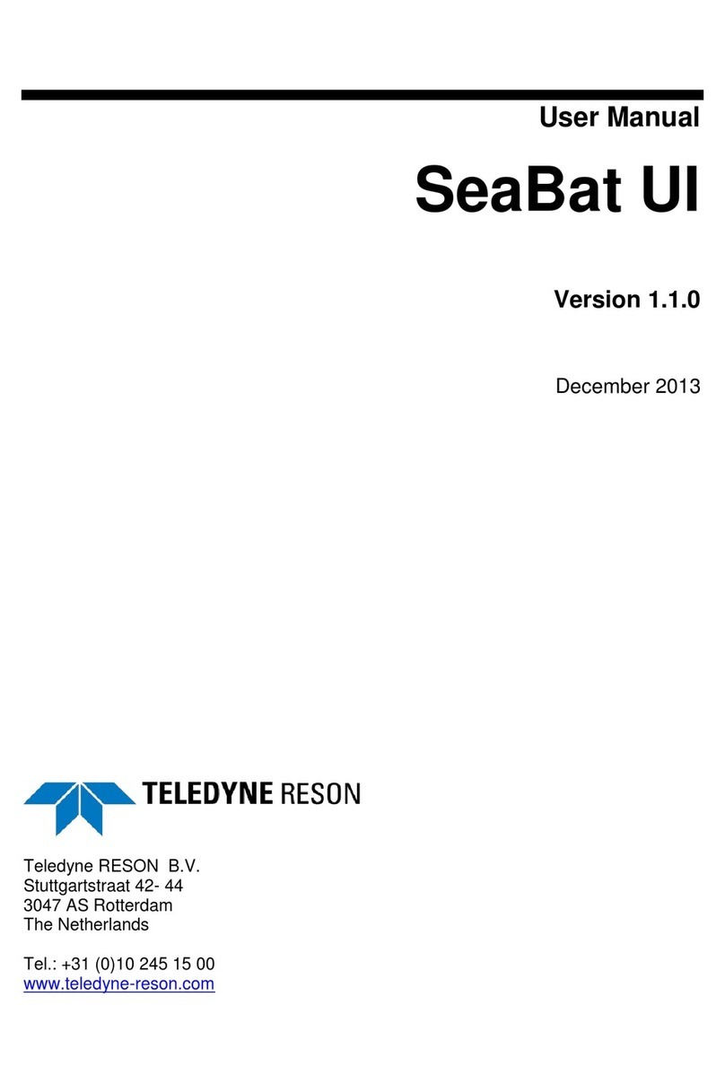 Teledyne SeaBat UI user manual
