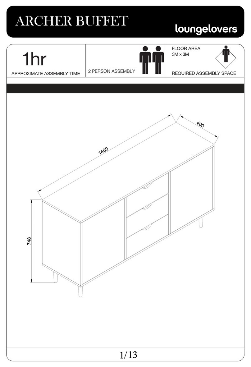LOUNGELOVERS ARCHER manual LOUNGELOVERS ARCHER manual