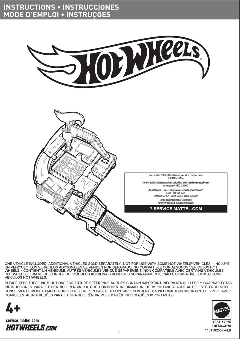 Mattel HotWheels FDF58 instructions